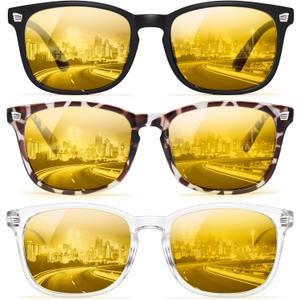 Gaoye Stylish Eyewear Frame Accessories - Blue Light Glasses for Woman - Computer Glasses for Blue Light Blocking (A1 Matte Black+leopard+transparent)