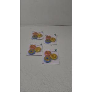 3 CT Donut Shaped Sidewalk Chalk 4 Pack