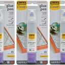 Scotch Scrapbookers Glue with Two-Way Applicator, 1.6 Ounce, (Pack of 3) And DUCK Masking Masking Tape