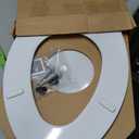 Bemis 1500EC 390 Lift-Off Wood Elongated Toilet Seat, Cotton White (Pack of 1)