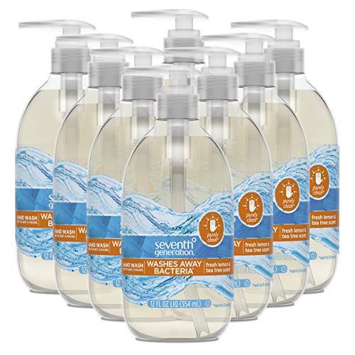 Seventh Generation Purely Clean Hand Wash Soap, Fresh Lemon and Tea Tree, 12 Fl Oz, Pack of 7 Seventh Generation Purely Clean Hand Wash Soap, Fresh Lemon and Tea Tree, 12 Fl Oz, Pack of 7