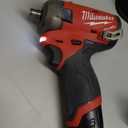 M12 Fuel 12V 1/4" Lithium-ion Cordless Impact Driver Kit - with 2 Batteries, Charger, and Tool Case (Chrome)