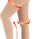 20-30 mmHg Medical Compression Tights for Women, Closed Toe Compression Pantyhose Support Graduated Compression Stockings Leggings Tights for Varicose Veins Edema (Medium)