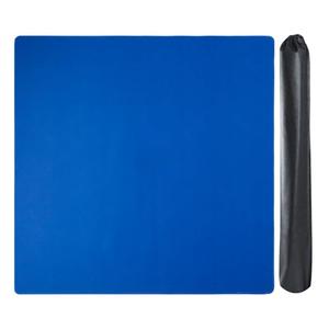 GUSTARIA Large Mahjong Mat with Black Carrying Bag (Blue,31.5 inches), Anti Slip and Noise Reduction Table Cover for Mahjong, Poker, Card Games, Dominoes, Board Games, Slip Resistant Mat