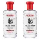 THAYERS Alcohol-Free, Hydrating Rose Petal Witch Hazel Facial Toner with Aloe Vera Formula, Vegan, Dermatologist Tested and Recommended, 12 Oz (Pack of 2)