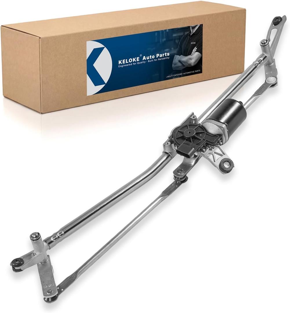 Keloke Front Windshield Wiper Motor and Linkage Assembly
