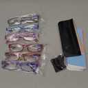 Gaoye Reading Glasses for Women, 6 pack Fashion Readers for Women Spring Hinge Eye Glasses, Blue Light Reading Glasses (*C1 Mix Color) 2.0 x