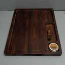 Walnut Wood Cutting Boards for Kitchen, Large Chopping Board Double Sided, End Grain Cutting Board with Handle, Charcuterie Butcher Block for Meal Prep & Serving with Gift Box, 17"13"1"