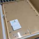 Hongkee 24x36 Poster Frame Set of 2, Natural Oak Wood Style - Display 20x30 Picture with Mat or 24 x 36 Poster without Mat, Wall Mounting Horizontal and Vertical