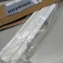 No Drill Cordless Vinyl Mini Blinds,White,21.5" W x 72" H