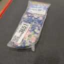 Case/Cover [Heat Resistant] for Curling Irons, Flat Irons or Straighteners, and Styling Irons, Silicone Coated Lining and Quilted Cotton Pouch for Travel, Gym, or Home [Navy Floral]