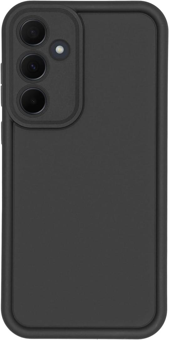 Puxicu Slim Case for Samsung Galaxy A56 5G, Enhanced Camera Protection, Shockproof Skin-Friendly Touch Soft Case Cover for Samsung Galaxy A56 Phone, Black