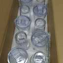 Patelai 10 Set Thank You Gifts Employee Appreciation Gifts Bulk 20 oz Glass Tumbler with Lid and Straw for Social Worker Staff Colleagues Teachers Nurse Gift Customer Retirement Present(Team)