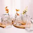 Arme Glass Bud Vase Set of 60 Pcs, Small Clear Glass Bud Vases in Bulk for Flowers, Rustic Wedding Centerpieces and Vintage Decorations, Perfect for Home, Table and Events with Elegant Design