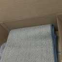 DEXI Entryway Door Mat 24x36, Non Slip Rubber Backing Inside Entry Mat, Low Profile Easy Clean Dirt Trapper Doormat for Inside Entrance Patio, Grey