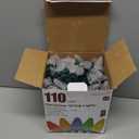 C9-Christmas-Lights-Outdoor,88FT 110LED String Lights with 8 Lighting Mode,Waterproof Connectable UL Certified Warm White C9-Led-Christmas-Light-Decorations for House Yard Patio Roof Garden Decor