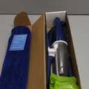 Microfiber Spray Mop for Floors Cleaning: Wet Dry Hardwood Floor Mops with 3 Washable Reusable Pads for Swiffer Powermop - Flat Mop with Sprayer for Tile Wood Laminate Vinyl Marble (Dark Blue)