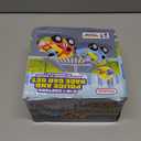 Prextex 2 Pack Cartoon Remote Control Cars for Toddlers - Police Car and Race Car with Steering Wheel Controllers and Lights - Different Frequencies So Both Can Race Together - Toddler Gift 18+ Months