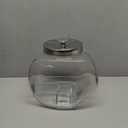 Anchor Hocking Glass Penny Candy Jar with Chrome Cover, 1/2 Gallon