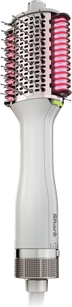 Shark HT202 SmoothStyle Heated Comb + Blow Dryer Brush, Dual Mode, for All Hair Types, Silk