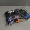 10 Color Voice Recording Buttons for Dogs Dog Training Communication Buttons with 30 Sec Record and Playback, Pet Training Buzzer for Puppy Cats, Funny Gifts for Pet Lovers (10 Pack) (Black Base+Muticolored)