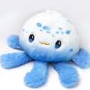 Plush Toy,Blue and White Stuffed Sea Animal, Ocean Stuffed Animals Toys for Ocean Lovers, Unique Gift for Kids, Bedroom Decor, Birthday Gift.(8.66")