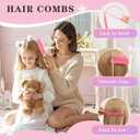 Hair Accessories for Girls, 1350P Colorful Hair Ties with 44P Hair Clips, Glitter Butterfly Hair Clips, Hair Wax Stick, Butterfly Hair Claws, Hair Barrettes with Comb Set&Organizer Box, Ideal Gifts