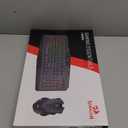 Redragon S101M-KS Gaming Keyboard and Mouse Wireless with Tri-Mode, RGB Keyboard and 4800 DPI Gaming Mouse, 10 Independent Multimedia Keys for Wins, PC, Computer, Wireless S101 Ideal for Gamer (Black-New)
