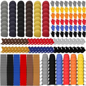 Liitrsh 240 Pcs Homeless Care Package Supplies Winter Beanie Hat Gloves Socks Scarves Polyester Drawstring Bags for Women Men