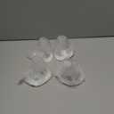 4pc 20mm Oval Flanges Shields Built-in Soft Edges Compatible with Medela/Lansionh Pumps, Replacement Parts for Pump in Style, Symphony, Swing Maxi, Harmony and Personalfit Flex Connector