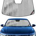 Pigenius Windshield Sunshade for Volkswagen Jetta 2019-2026 with Rearview Mirror Camera - AstraGuard