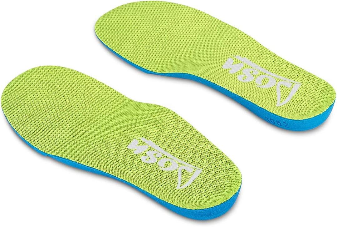 Childrens Comfort Insoles Kids Inserts for Arch Support and Comfort (19-23 | Toddler 5-8) (Blue)