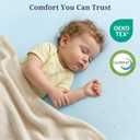 King Mattress Topper, 2 Inch Gel Memory Foam, Balanced Comfort, Pressure Relief, Ventilated Breathable Design, CertiPUR-US Certified, Blue