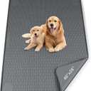 Pee Pads for Dogs, 40" x 28" Extra Large Reusable Silicone Mat, Washable Puppy Training Pads for Potty Training, Non-Slip, Leak-Proof, Indoor Floor Protection (Dark Grey)