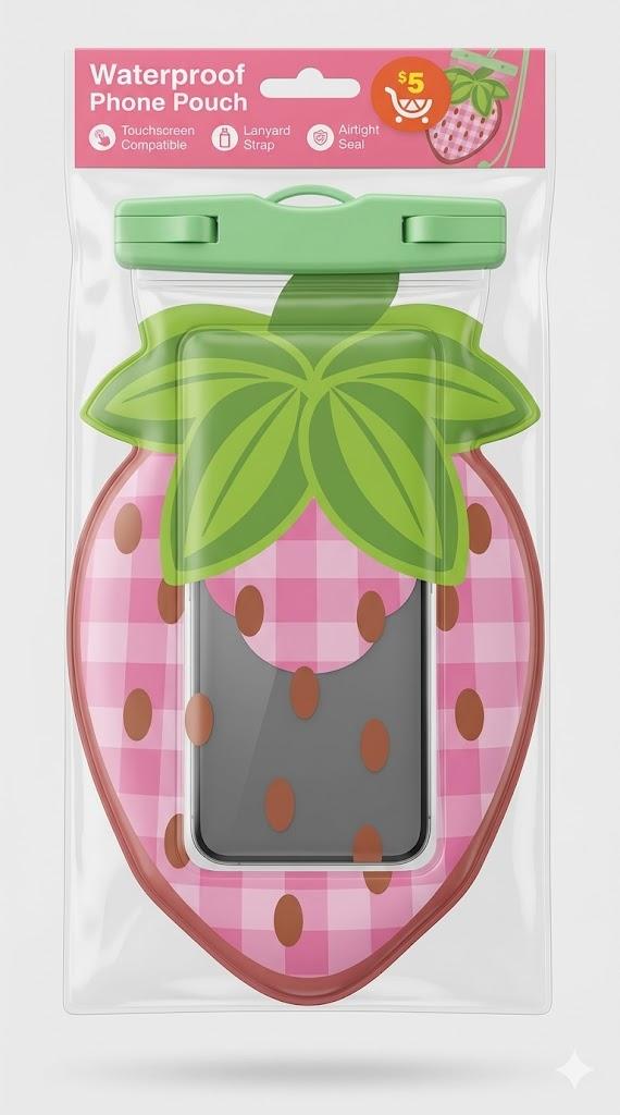 Waterproof Phone Punch Pack Of 5