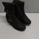 Ruiee Knee High Boots for Women Chunky Heel Casual Comfort Pointed Toe Boot Womens Fashion Fall Winter Knee-High Boots. (9, Black Zpu 304)