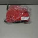 QINSEN Womens Square Neck Tennis Dress Pleated Sleeveless Built in Shorts Golf Athletic Dress with Pockets (Red)