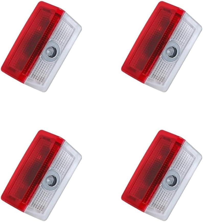 4Pcs No Fade Car Door Lights, HD Lighting Projector LED Welcome Light Ghost Shadow Accessories for A/B/C/E/M/ML/GL/GLA/GLC/GLS Series Running Board Lights