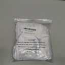 Polyester, Spandex blend Pillowcase for Zelimun Cervical Pillow Only, Ergonomic Case, Smooth & Soft Pillowcase for Sleeping, White Pillow Cover with Zipper