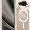 PITCHESSY for Google Pixel 10 Pro XL Case, [Compatible with Magsafe] Military-Grade Protection & Anti-Yellowing, Magnetic Phone Case for Google 10 Pro XL Released 2025-6.8", Clear