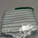 50PCS Sage Green Striped Paper Plates and Napkins Party Supplies, Green and White Scalloped Party Plates and Napkins Tableware Set for Birthday Bridal & Baby Shower Wedding Party Decoration