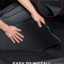 BASENOR 2026 2025 2024 Tesla Model 3 Highland Center Console Side Anti-Kick Mats, Waterproof & Dust Resistant Protector Cover Front Seat Side Leather Pad 2PCS (Standard/Premium/Performance)