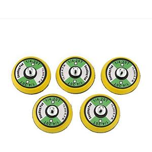 Ouya 5PCS 2-inch Thread Hook and Loop Backing Pad Buffing Plate for Air Sander and Dual Action Car Polisher 1/4"-20 Thread