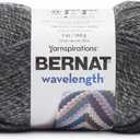 3 x BERNAT Wavelength, Snowflake Obsidian, 140g