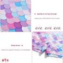 Haloumoning Girls Gymnastics Leotards with Shorts Kids One-Piece Sparkly Mermaid Dance Biketards Unitard 4-12Y
