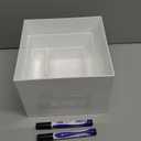 oleaf White Food Service Display Risers  6'', 7'', 8'' Acrylic Buffet Risers for Cakes, Pastries, and Desserts  Nesting Display Stands for Party Catering and Buffet Tables