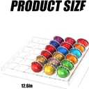 Coffee Pod Drawer Organizer, 30-Capsule Storage Tray，Keep Your Kitchen Drawer Neat with This Universal Coffee Pod Holder ， Perfect for Storing All Your Capsules.