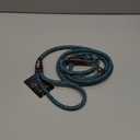 Fida Durable Slip Lead Dog Leash, 6 FT x 3/8" Heavy Duty Comfortable Strong Rope Slip Lead for Small Dogs and Puppies, No Pull Pet Training Lead with Highly Reflective(3/8", Blue)