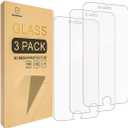 Mr.Shield [Tempered Glass Screen Protector For iPhone 6 / iPhone 6S / iPhone 7 / iPhone 8 [3-Pack] Screen Protector