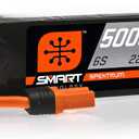 Spektrum Smart RC LiPo Battery Pack: 5000mAh 6S 22.2V 50C, IC5 Connectors (EC5 Compatible), SPMX50006S50, Black